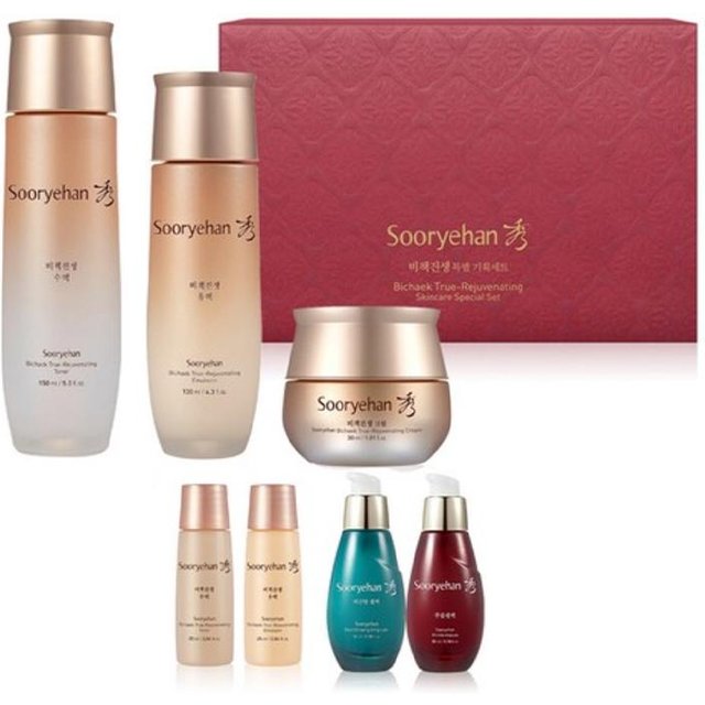 SOORYEHAN Bichaek Ginseng Basis-Hautpflege-5-teiliges Spezialset beige