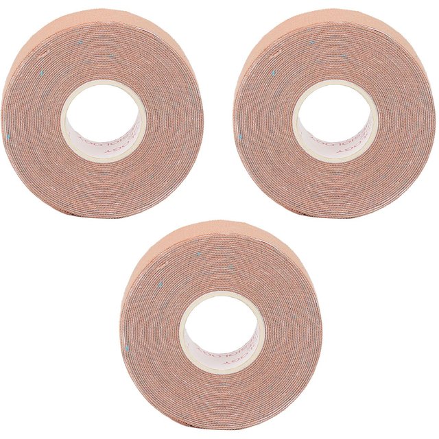 3 Rouleaux de Ruban Adhésif Facial Bande Anti-Rides Faciales Découpe Facile Patch Lifting V Forme Couleur Peau beige