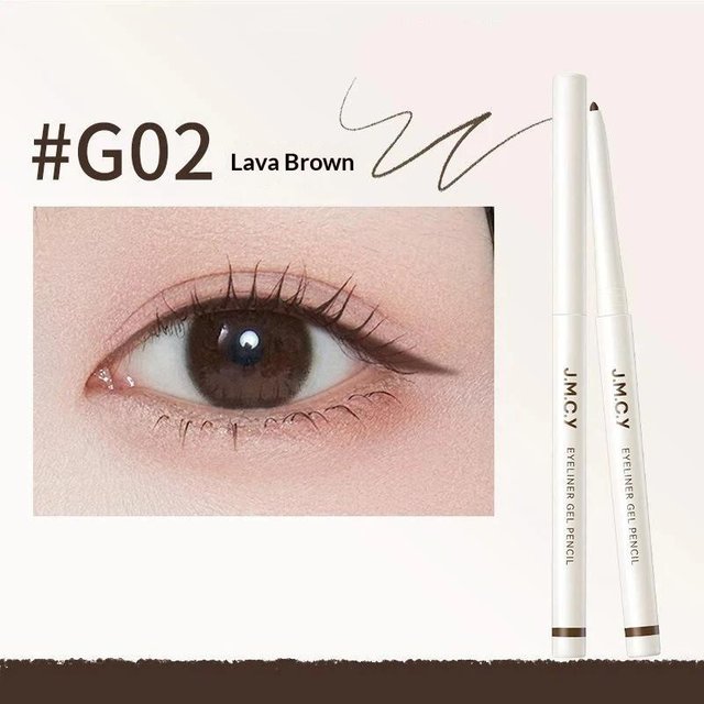 JMCY Eyeliner Gel Stift Wasseraktivierbar Hohe Pigmentierung Langanhaltend Wischfest für Professionelle Make-up-Künstler A2 beige