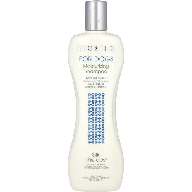 Biosilk, Silk Therapy, Feuchtigkeitsshampoo für Hunde, 12 fl oz (355 ml) white