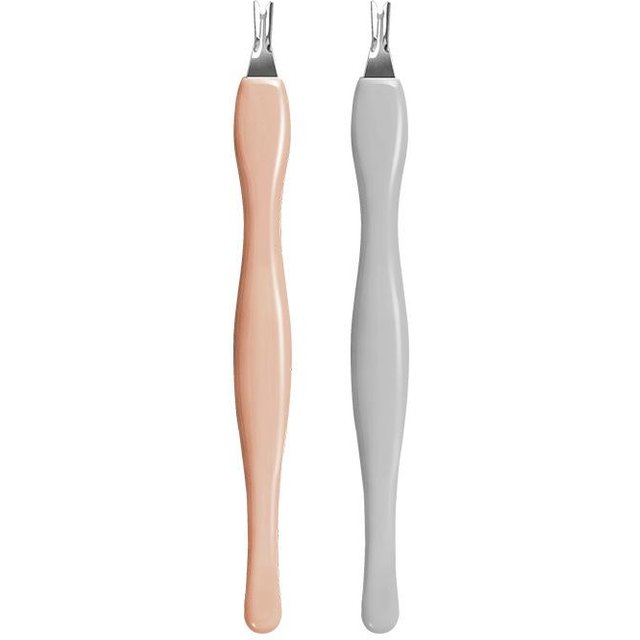Maniküre Nagel Nagelhaut UV Gel Politur Schieber Entferner Trimmer Edelstahl Pediküre Tote Haut Nagelhautpflege Werkzeuge grau