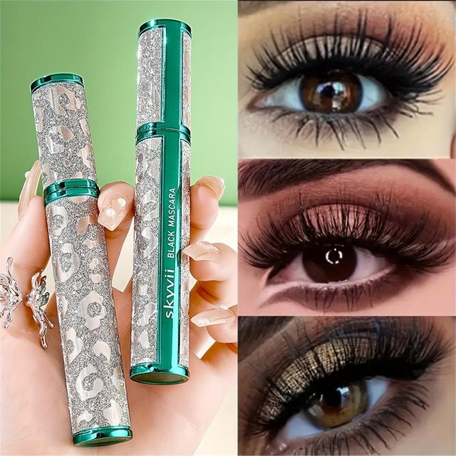Galaxy Volumizing Mascara Intensives Schwarz, schwungverstärkende, verlängernde Wimpernformel, lang anhaltende, wasserfeste, wischfeste Wimperntusche 1pc white