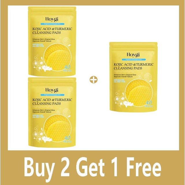 Kurkuma Kojisäure Reinigungspads Peeling-Pads Gesichtsschwämme zur Reinigung Peeling Tägliche Reinigung Hautpflege Werkzeuge