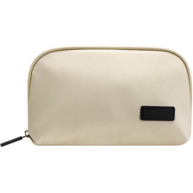 Kabelaufbewahrungstasche Wasserdicht Digitaler Elektronik-Organizer Tragbare USB-Datenkabel-Ladeadapter-Stecker-Aufbewahrungstasche Reise-Make-up-Tasche beige