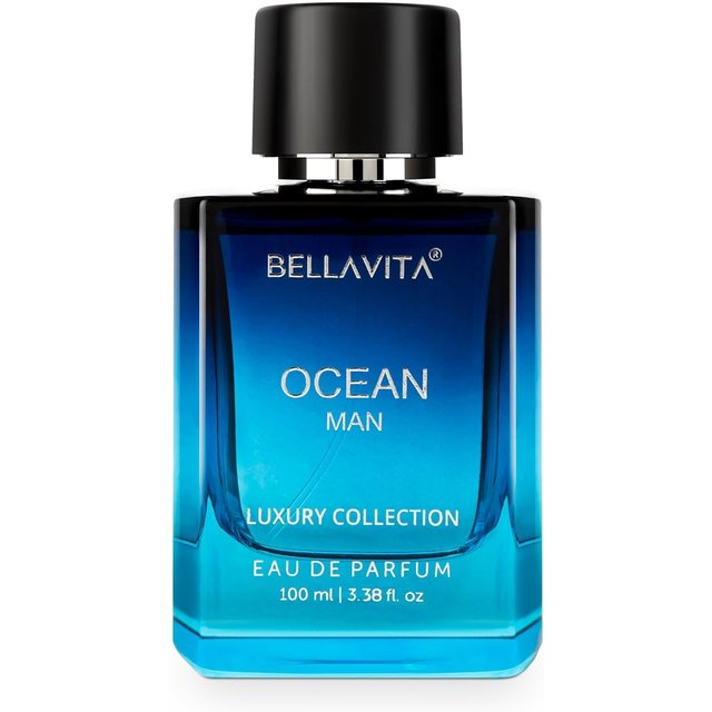 Bella Vita Luxury Homme Océan Aquatique Eau de parfum 100 ml Longue Durée Fraîche Agrumes Boisé Parfum