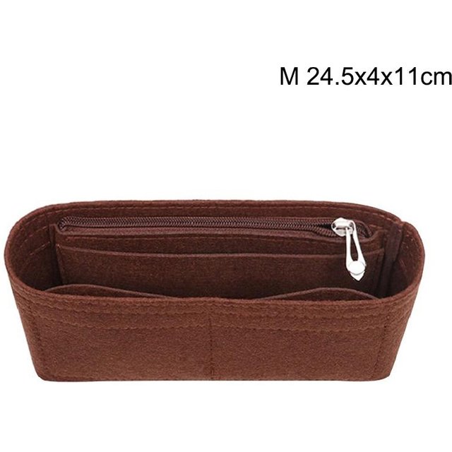 Filz Einlage Tasche Organizer mit mehreren Taschen Make-up Liner für Damen Handtaschen