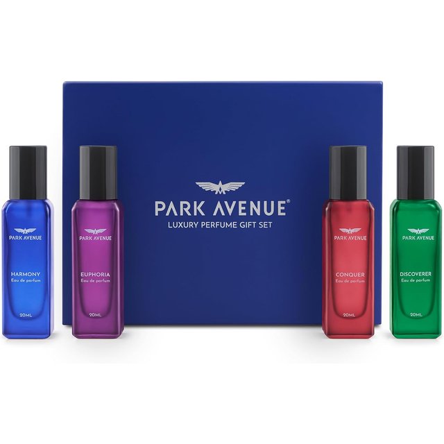 Coffret Cadeau Parfum de Luxe Park Avenue pour Homme 4x20ml Euphoria Conquer Harmony Discoverer Eau de parfum