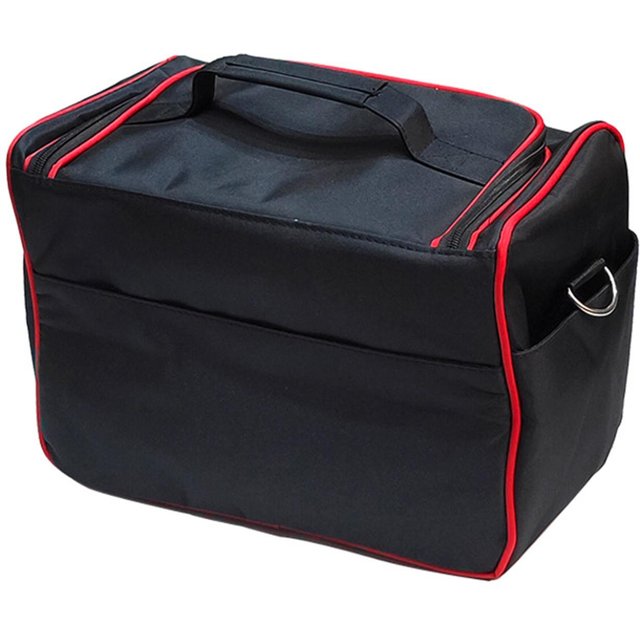 Haarschere Tasche Salon Friseur Handtasche Friseurkamm Werkzeugtasche Make-up Aufbewahrungstasche Reise Haarstyling Tragetasche schwarz