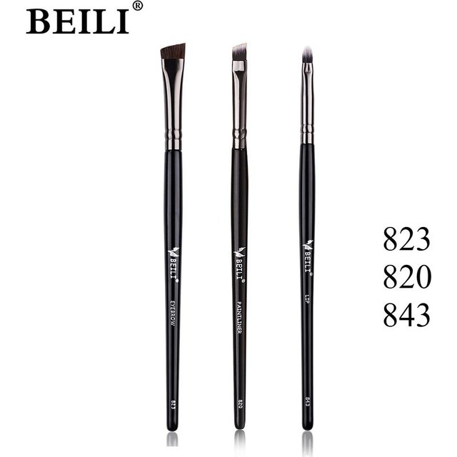 5 Pcs Pinceaux de Maquillage Contour Sourcils Pinceau Sourcil Eyeliner Professionnel Super Fin Anglé Liner Pinceau Yeux Outils de Maquillage
