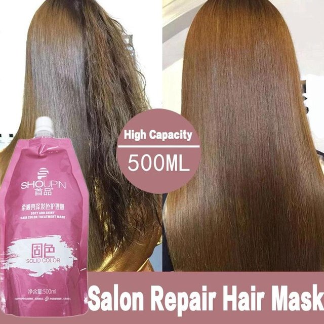 30ml/500ml Magische Keratin Haarmaske 5 Sekunden Reparatur Schäden Frizz Behandlung Kopfhaut Haarwurzel Glänzender Balsam Glätten Weiche Haarpflege 500ml gray