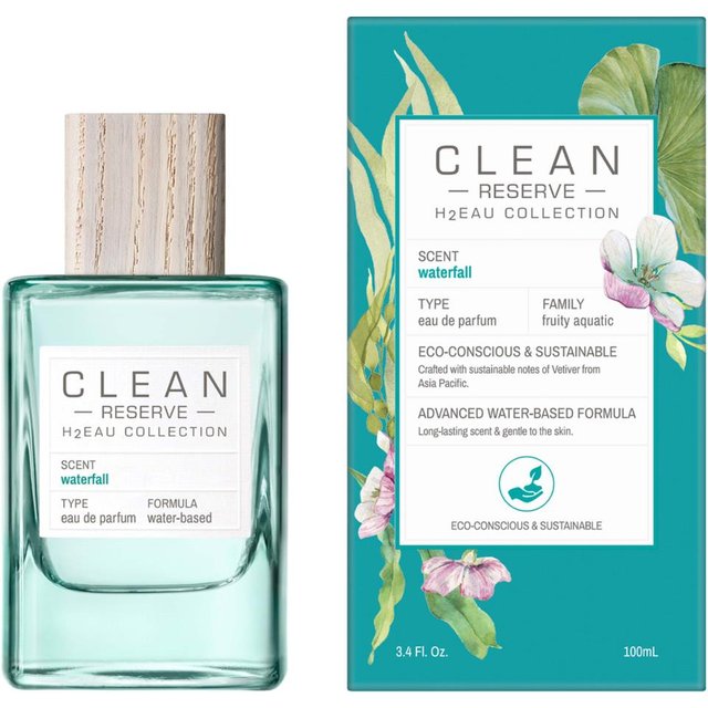 Clean, H2Eau Wasserfall, Eau de parfum, Unisex, 100 ml