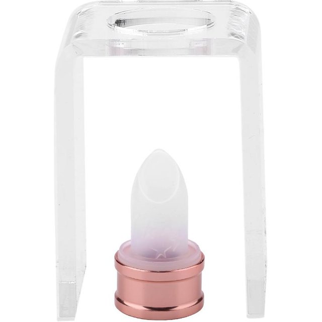 12,1 mm Lippenstiftform Selbstgemacht DIY Silikon Lippenbalsamform Bastelwerkzeugset Sternform white