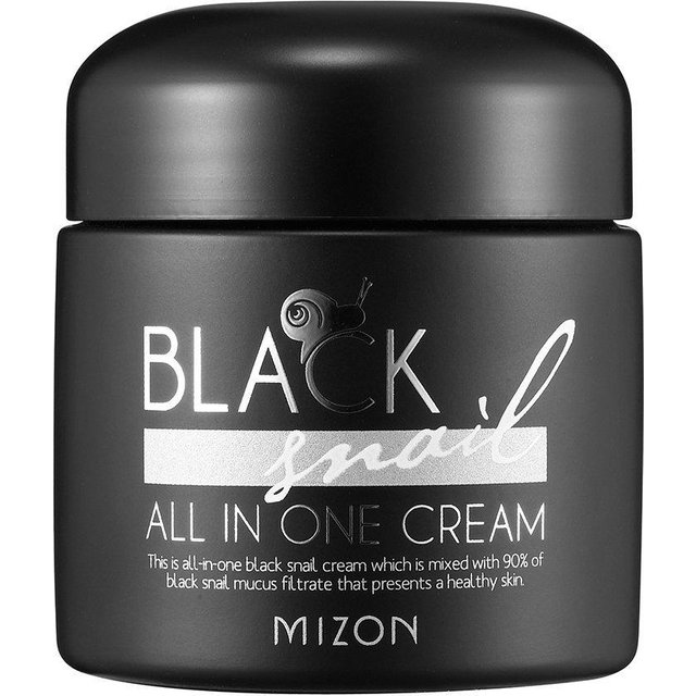 MIZON Black Snail All In One Cream 75 ml - Gesichtscreme mit afrikanischem Schneckenschleim