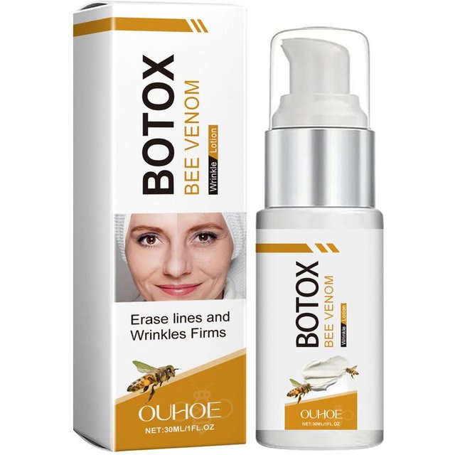 Ouhoe Bienengift-Gesichtspflegeset, feuchtigkeitsspendende Anti-Aging-Hautpflege, 30 ml Lotion 30ml