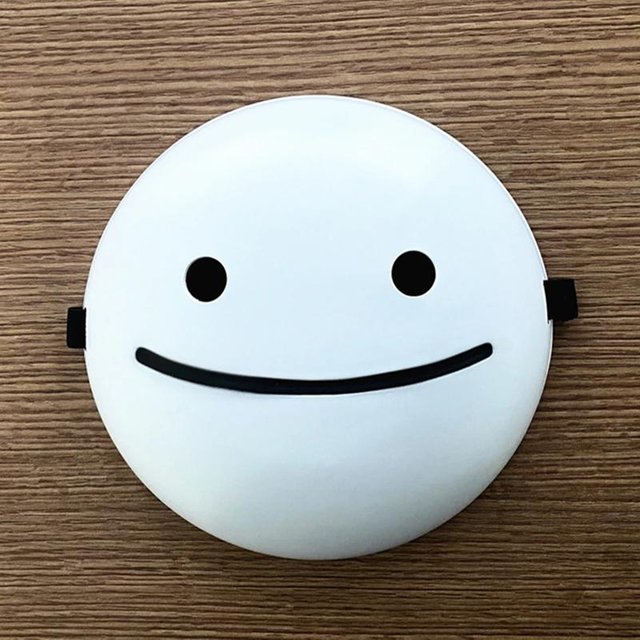 Dream White Smile Costume Cosplay Anime Masques Accessoire Masque Facial Adulte Accessoires Fête d'Halloween blanc