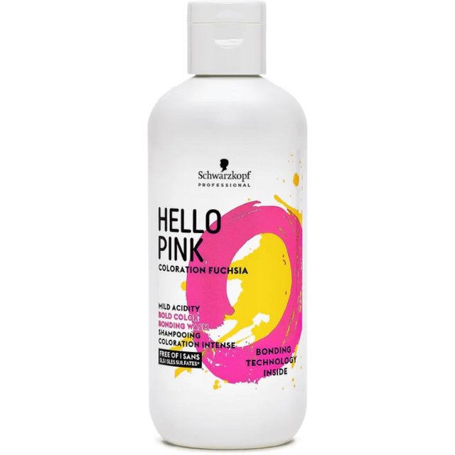 Schwarzkopf Hello Purple Hello Pink Farbschutzshampoo 310g Hello Pink white