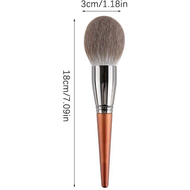 Retro Make-Up Pinsel Creme Für Foundation Puder Pinsel Set Weiche Gesicht Rouge Pinsel gray