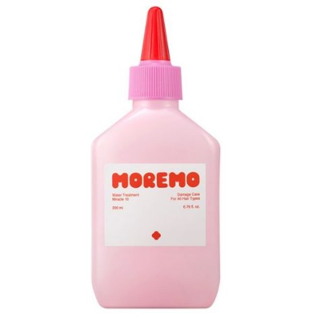 MOREMO Traitement à l'eau Miracle 10 200ml Traitement capillaire liquide Séchage rapide Soins capillaires coréens K Beauté 200ml 1 Piece white