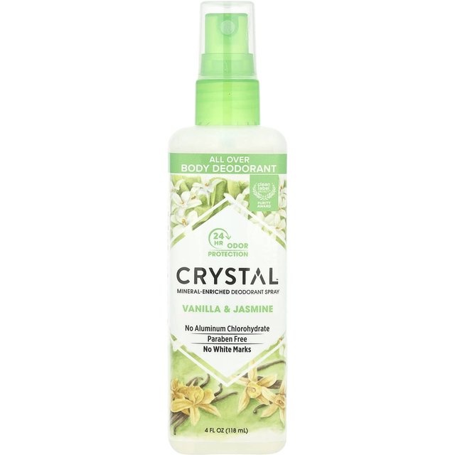 Mineral Deodorant Spray, Vanille Jasmin, 118 ml (4 fl oz) beige