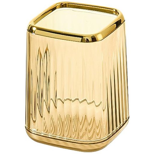 Organizer Desktop Kosmetikpinsel Aufbewahrungsbox Büro Stifteetui Make-up Pinsel Organizer Lippenstift Kleinteile Halter gold