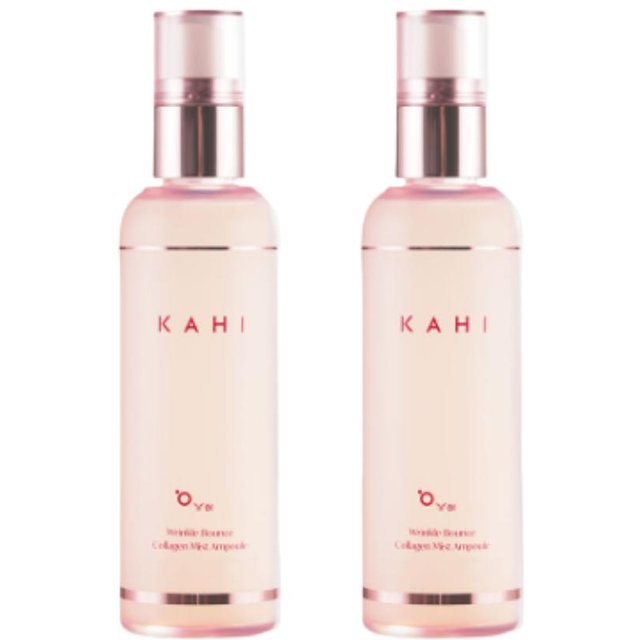 Kahi Wrinkle Bounce Collagen Mist Ampoule 120 ml × 2 Brume Faciale Hydratante & Booster d'Élasticité gray
