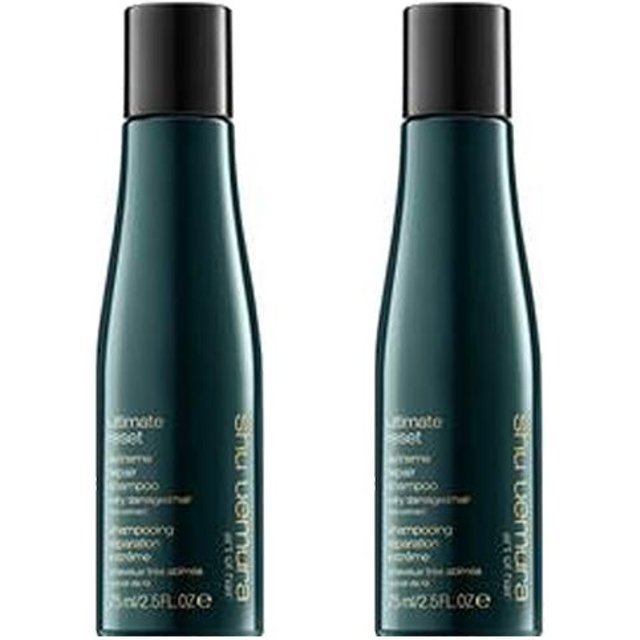 Shu Uemura Micui Intensiv Repair Shampoo Repariert, Spendet Feuchtigkeit, Pflegt und Reinigt Geeignet für Geschädigtes und Trockenes Haar // 75ml two pcs beige