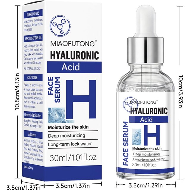 Hyaluronsäure Feuchtigkeitsspendendes & Pflegendes Gesichtsserum Essenz blue