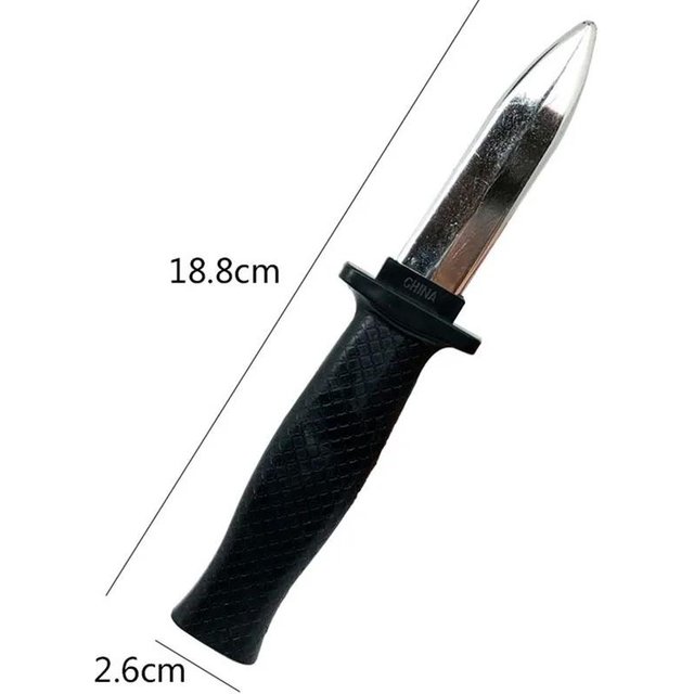 Falsches Messer mit falschem Blut Requisite Kunststoff Halloween Requisite Messer Spielzeug für Scream Requisiten Messer Gruselige Kostümzubehör Make-up Partys OneSize