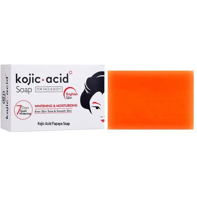 Savons à l'Acide Kojique, à la Curcumine, à la Papaye et au Parfum d'Huile Essentielle pour le Nettoyage et le Bain white