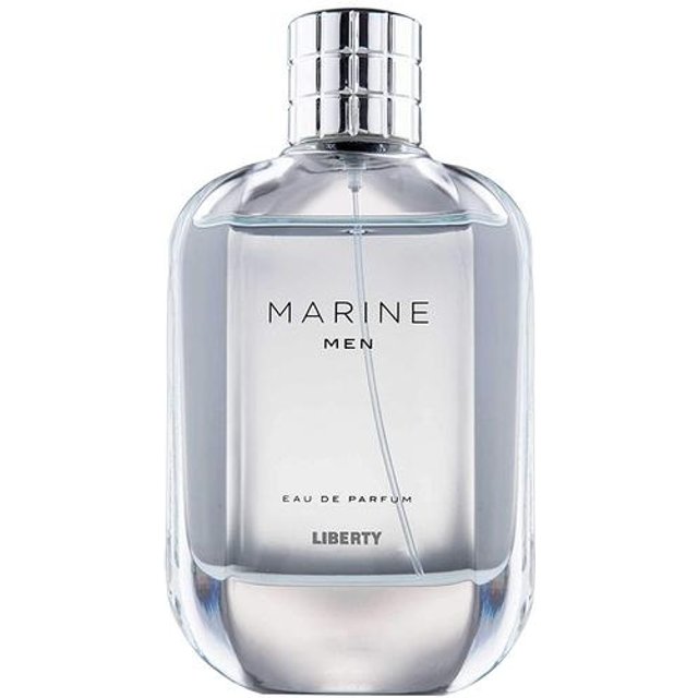 Liberty Men Marine Luxury Liquid Perfume Aquatischer Duftspray , Langanhaltender Duft, Hergestellt in Frankreich, Eau de parfum(Edp) - (Marine, 100 ml) white