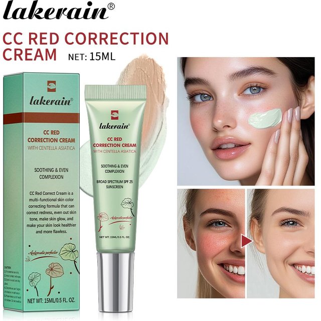 Feuchtigkeitsspendende CC Aufhellende Korrekturcreme Wasserdicht Schweißresistent Make-up Vor dem Concealer Langanhaltend Damen Make-up erborian Kosmetik