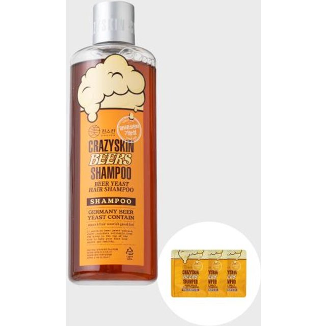 Crazyskin Bierhefe Shampoo 300g Probe 3 Stück NONE beige
