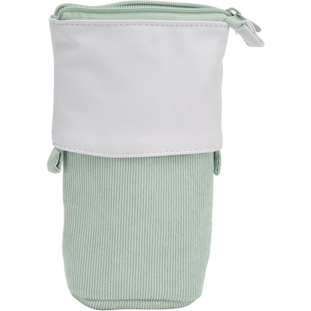Stifteetui Aufstellbarer Stifthalter Niedliches Teleskopisches Stifteetui Tragbare Make-up-Tasche für Schüler grün