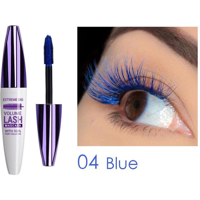 Mascara Wimpern Curling Extension Rosa Lila Blau Weiß Mascara Nicht verschmieren Wasserdicht Schnell trocknend Langanhaltendes Make-up