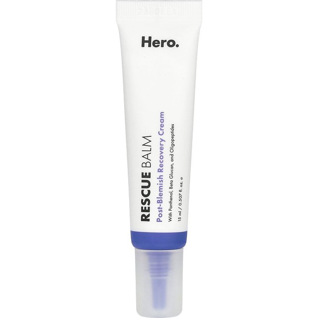 Hero Cosmetics, Rettungsbalsam, 0,507 fl oz (15 ml) white