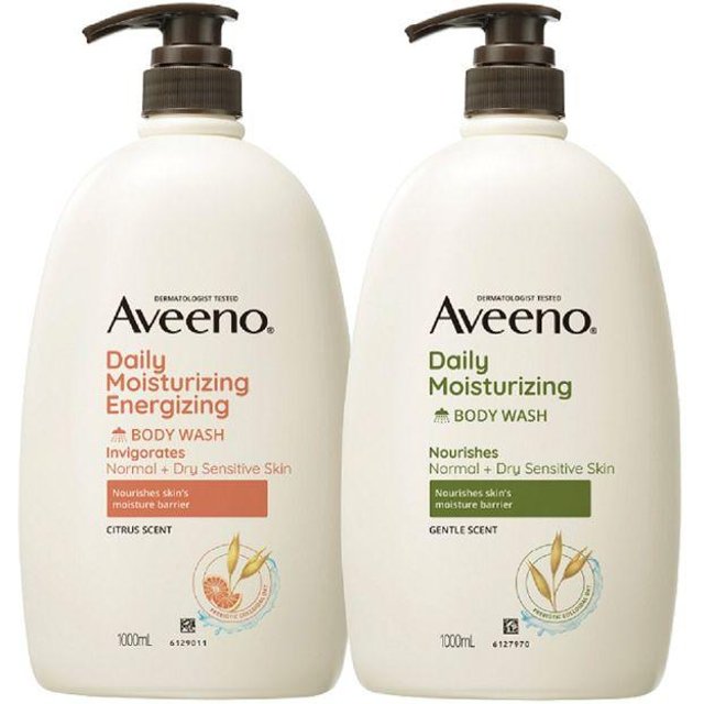 Aveeno Tägliches Duschgel 1L Grapefruit Flavor white