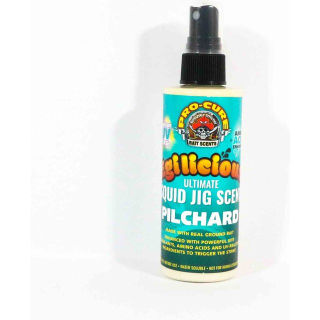 Pro Cure Egilicious Squid Parfum Vaporisateur Flacon 115 ml Pilchard (3012) blue
