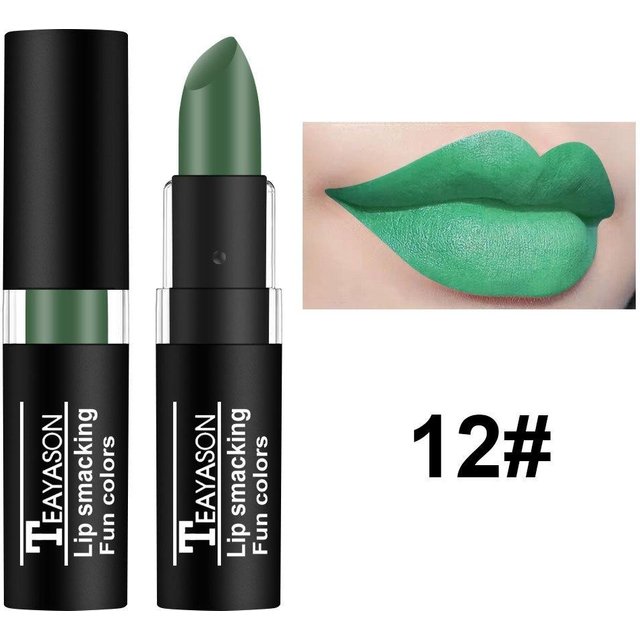 Wasserdichter samtmatter, langlebiger, pigmentierter Nude-Lippenstift, luxuriöse Party-Lippen, Make-up-Kosmetik 12