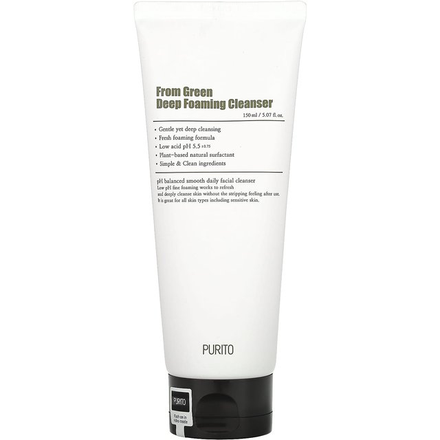 Purito, From Green Deep Foaming Cleanser, 150 ml (150 ml) gray