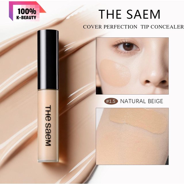 The Saem Cover Perfection Tip Concealer 6,5g/0,23 oz beige
