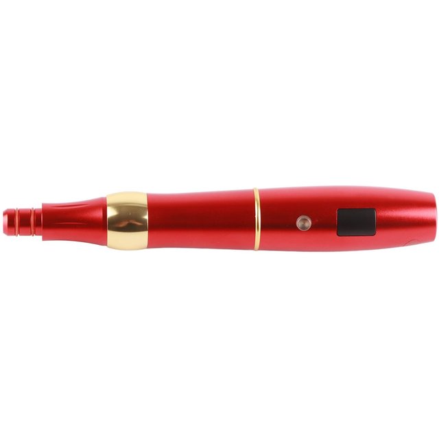 Tattoo Make-Up Maschine Semi Permanent 3 Gänge Geschwindigkeit Tattoo Stift für Augenbrauen Eyeliner Lip US Plug rot