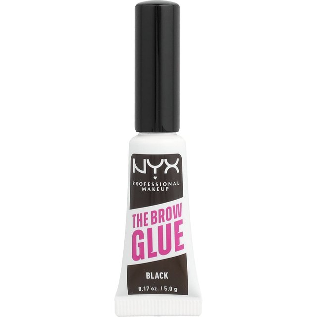 NYX Professional Makeup, The Brow Glue, Fixateur Sourcils Instantané, 05 Noir, 5g (0,17 oz) black
