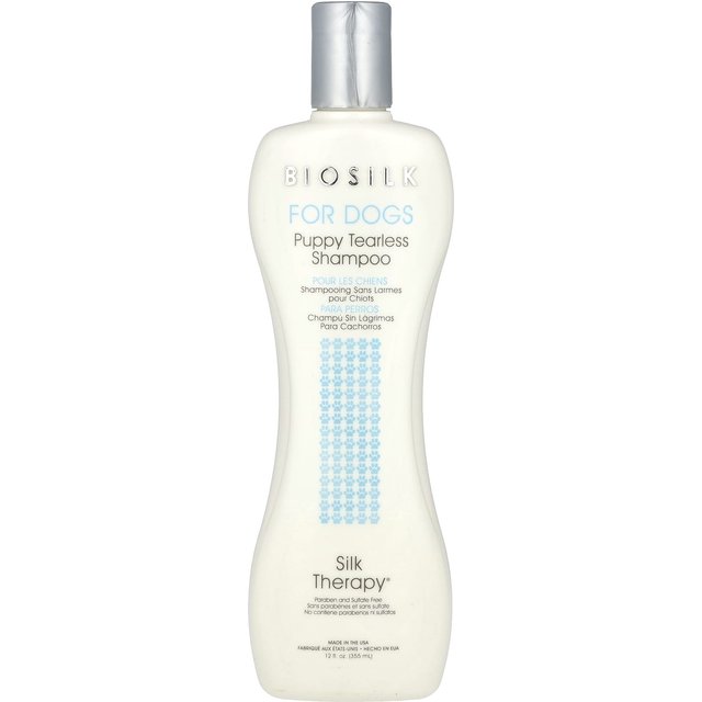 Biosilk, Silk Therapy, Shampoo Doux Sans Larmes pour Chiots, 12 fl oz (355ml) white