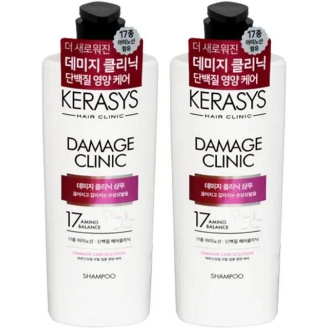 Kerasys Damage Clinic Protein Pflegendes Shampoo 750ml (2er-Pack) 750ml (Pack of 2)