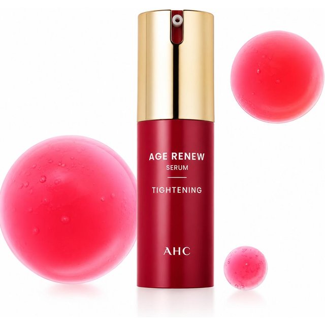 AHC Age Renew Straffendes Serum 25ml Straffendes Anti-Aging Koreanisches Gesichtsserum pink