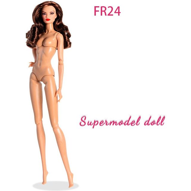 Xianxian 32cm Europäische Mode Supermodel Puppe Normale Haut Niedliche Sommersprossen Make-up Look/Gerader Pony 1/6 Puppe Spielzeugsammlung Geschenke Height 32cm