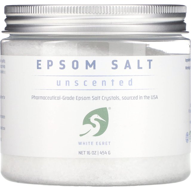 Sel d'Epsom, Non parfumé, 454G(16 oz) white