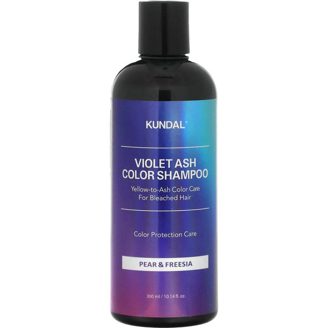 Kundal, Shampooing Couleur Cendre Violette, Poire et Freesia, 10,14 fl oz (300 ml) black