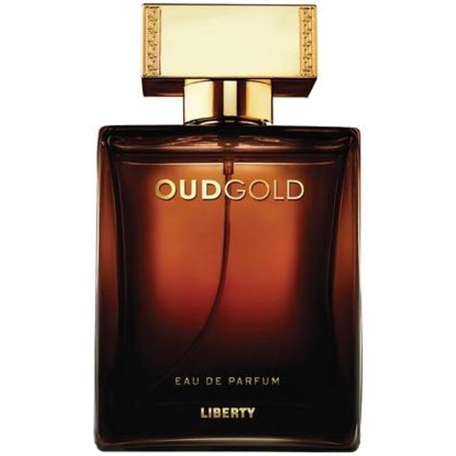 Profumo Unisex Liberty Luxury Oud Gold per Uomo e Donna Spray Eau de parfum Premium Lunga Durata Fragranza Firma 100ml brown