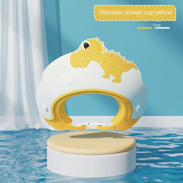 Bonnet de Shampooing Bébé en Caoutchouc Souple Imperméable, Artefact de Shampooing pour Enfants, Bonnet de Shampooing Bébé Imperméable Protège-Oreilles white